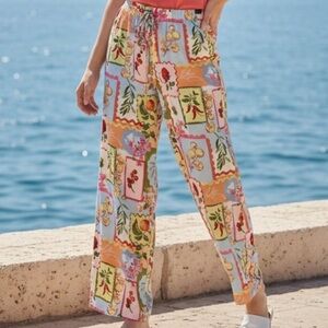 NWT See You Monday Farmers Market Wide Leg Pant